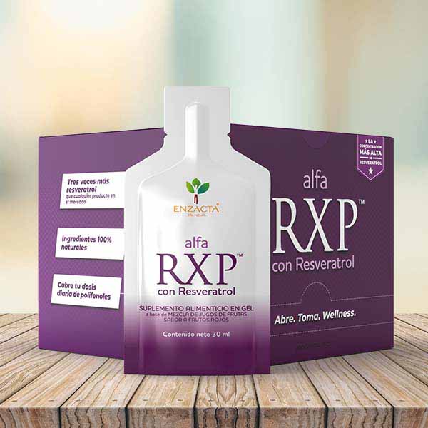 Obten alfa RXP con resveratrol, la clave de una piel fuerte y joven, y una mente saludable.